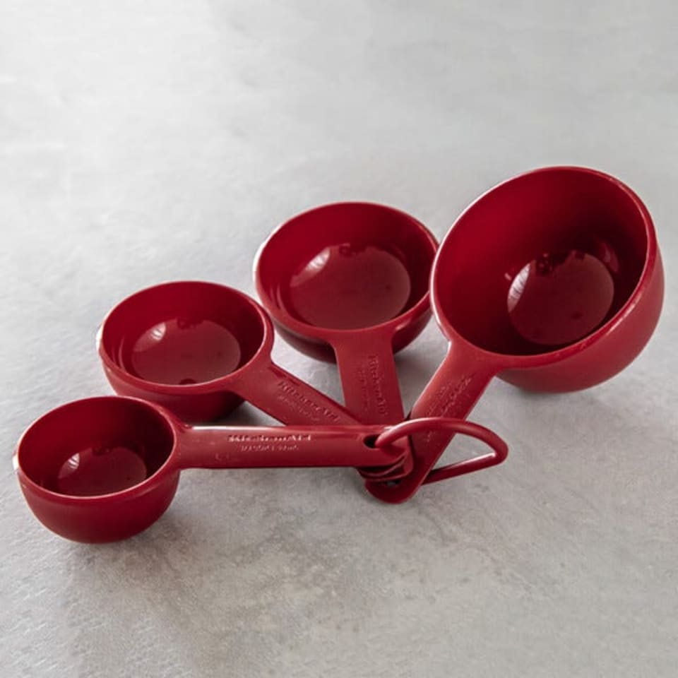 image 1 of KitchenAid 4-Piece Measuring Cup Set Empire Red
