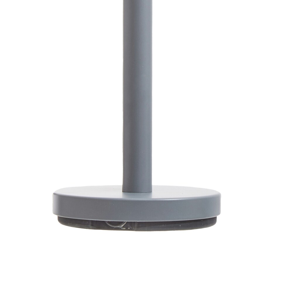 image 1 of Interiors by Premier Elegant Design Grey Toilet Roll Holder, Stable Toilet Holder, Sturdy Toilet Roll Holder With Grey Base