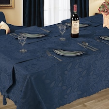 Kitchen Trends Rose Jacquard Tablecloth