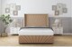 image 1 of Sloomy Rutherford Latte Dumfries Divan Bed With Mattress No Drawers With 54" Wingback Headboard & 12" Matching Footboard 5' King | Brown | Latte | King | 1