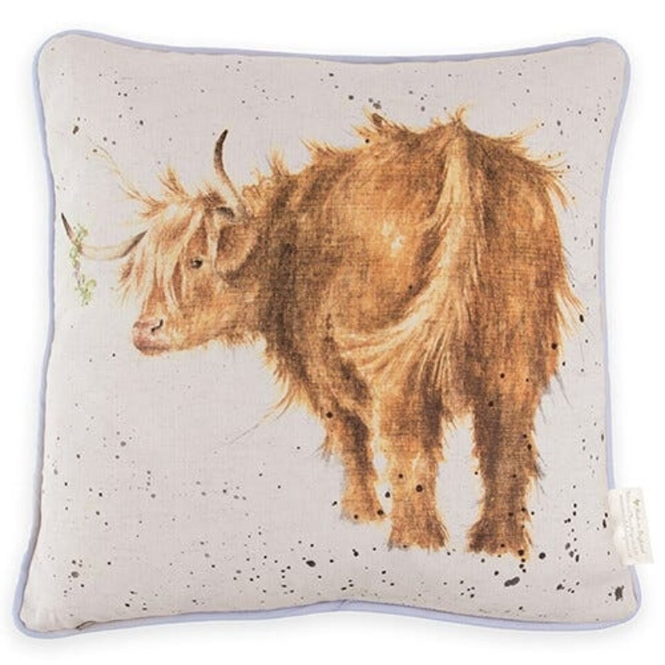 image 1 of Wrendale Designs Highland Cow Cushion