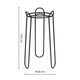 image 5 of Saluzzo Plant Stand Black