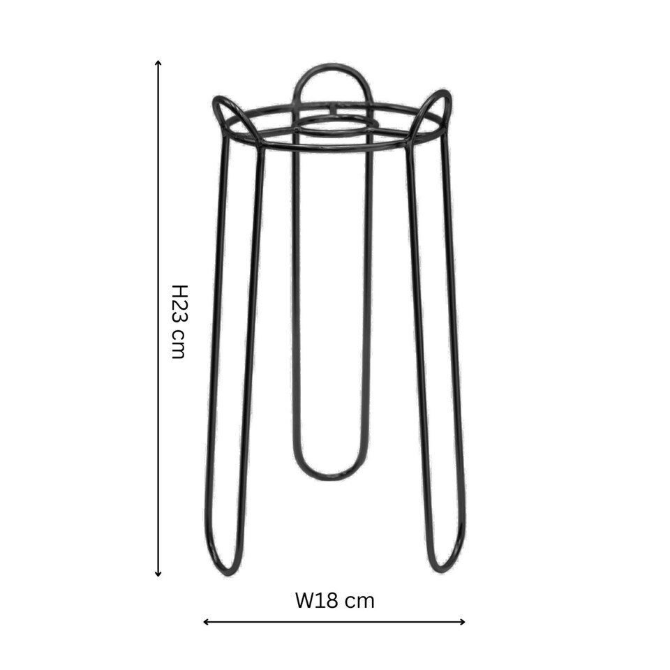 image 1 of Saluzzo Plant Stand Black