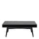 image 2 of Marte Coffee Table with Open Shelf in Black