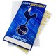 image 1 of Tottenham Hotspur FC Customisable Birthday Card - Navy Blue/White/Yellow - One Size