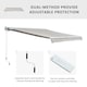 image 4 of Outsunny Garden Door Awning Retractable Canopy Electric Patio Shelter 3M | Cream | 1