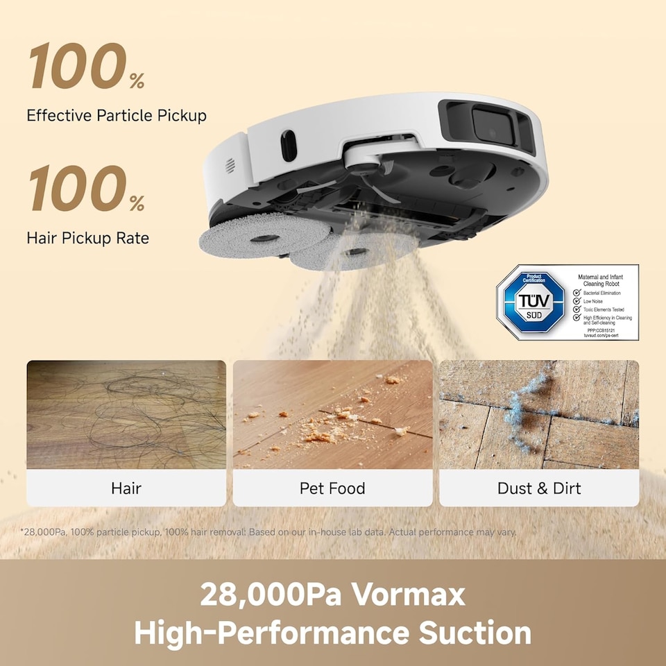 image 1 of Dreame L50 Ultra AE White smart robot vacuum
