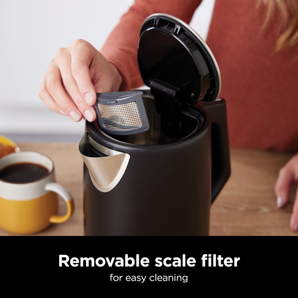 image 1 of Ninja KT200UK Perfect Temperature Kettle Black with Stainless Steel