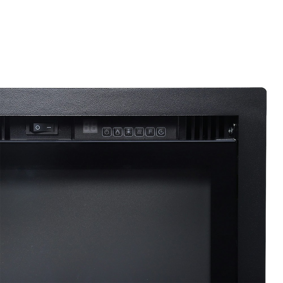 image 1 of Living and Home 40 Inch Electric Fireplace - Recessed/Wall-Mounted/Freestanding with Remote Control,1500W