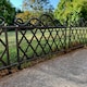 image 2 of Lattice Black Plastic Garden Lawn Edging (45cm x 35cm) - 5 Panels