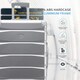 image 9 of Flight Knight Premium Travel Suitcase - 8 Wheels Built-in TSA Lock Aluminium Frame, ABS Hard Shell Carry on Check in Luggage - 100+ Airlines Approved Black | Black Mono | Medium