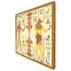 image 1 of Egyptian gods & ancient egyptian hieroglyphs (Picture Frame) Brown | Oak | S