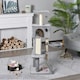 image 2 of PawHut 130cm Cat Tree Activity Center Condo with Scratching Post Light Grey