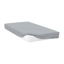 Belledorm Percale Extra Deep Fitted Sheet - Cloud Grey - Superking