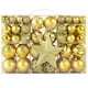 image 1 of Gr8 Home 101 Pc Christmas Baubles Balls Hanging Decoration Xmas Tree Ornament Party Decor | Gold