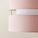 image 5 of ValueLights Sophia Small Blush 2 Tier Ceiling Light Shade & Bulb | Pink