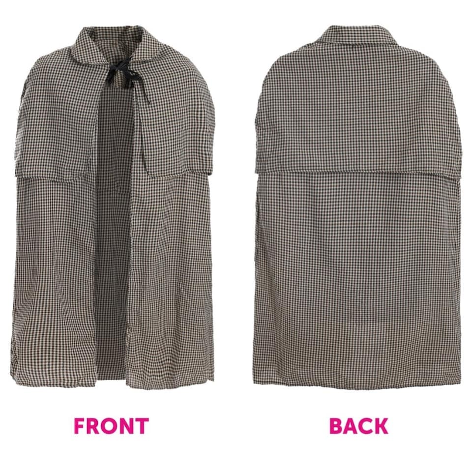 image 1 of Detective Cape & Hat Brown | XL