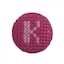Pink on Fuchsia Letter K