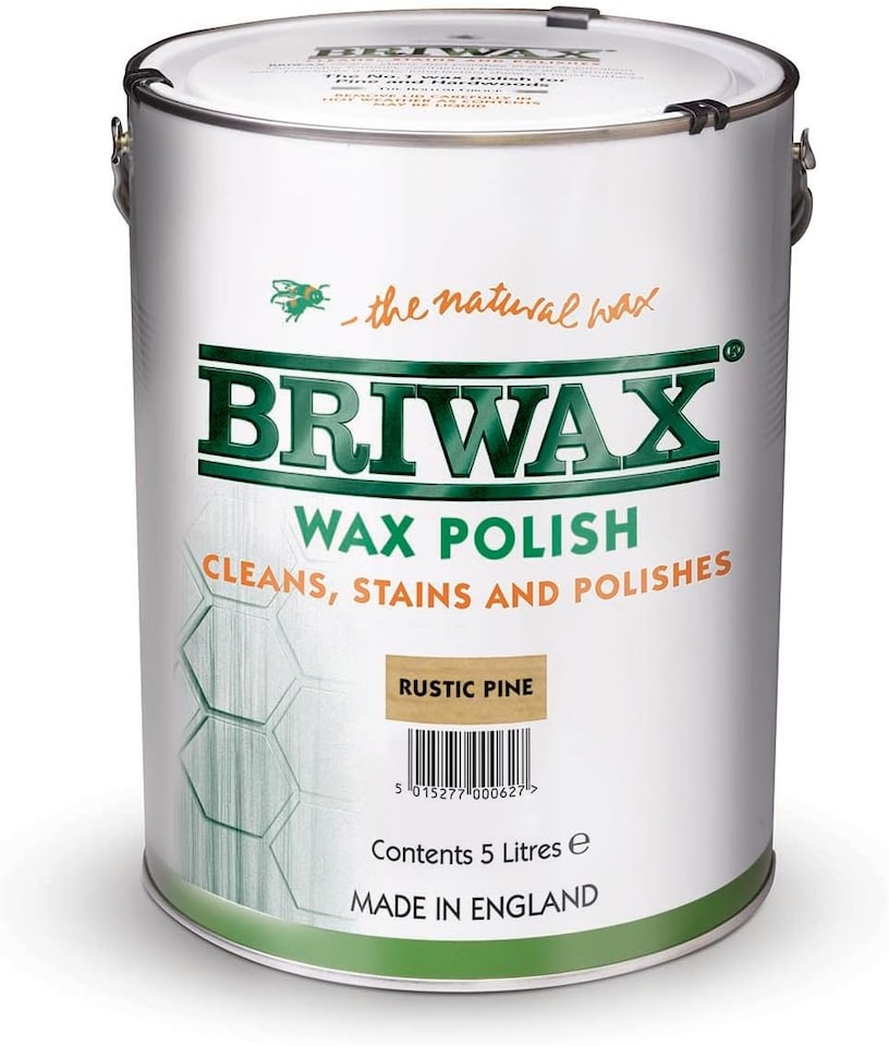 Briwax Wax Polish Rustic Pine 5L | Brown | 1
