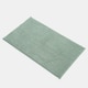 image 4 of OHS Soft Microfibre Non-Slip Absorbent Noodle Chenille Bath Runner Mat Green | Sage Green | 45 x 75cm