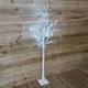 image 4 of 1.8m (6ft) Indoor Outdoor Christmas Lit Birch Tree with 80 Ice White LEDs