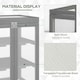 image 3 of Outsunny 3-tier Wood Greenhouse Plant Storage Shelf Garden Cold Frame