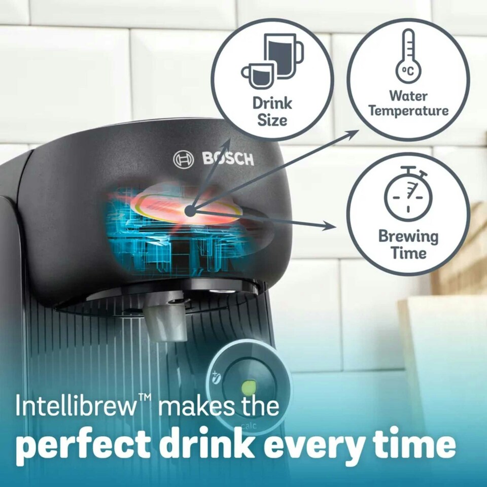image 1 of Bosch TASSIMO FINESSE Hot Drinks Machine - Black TAS162EGB