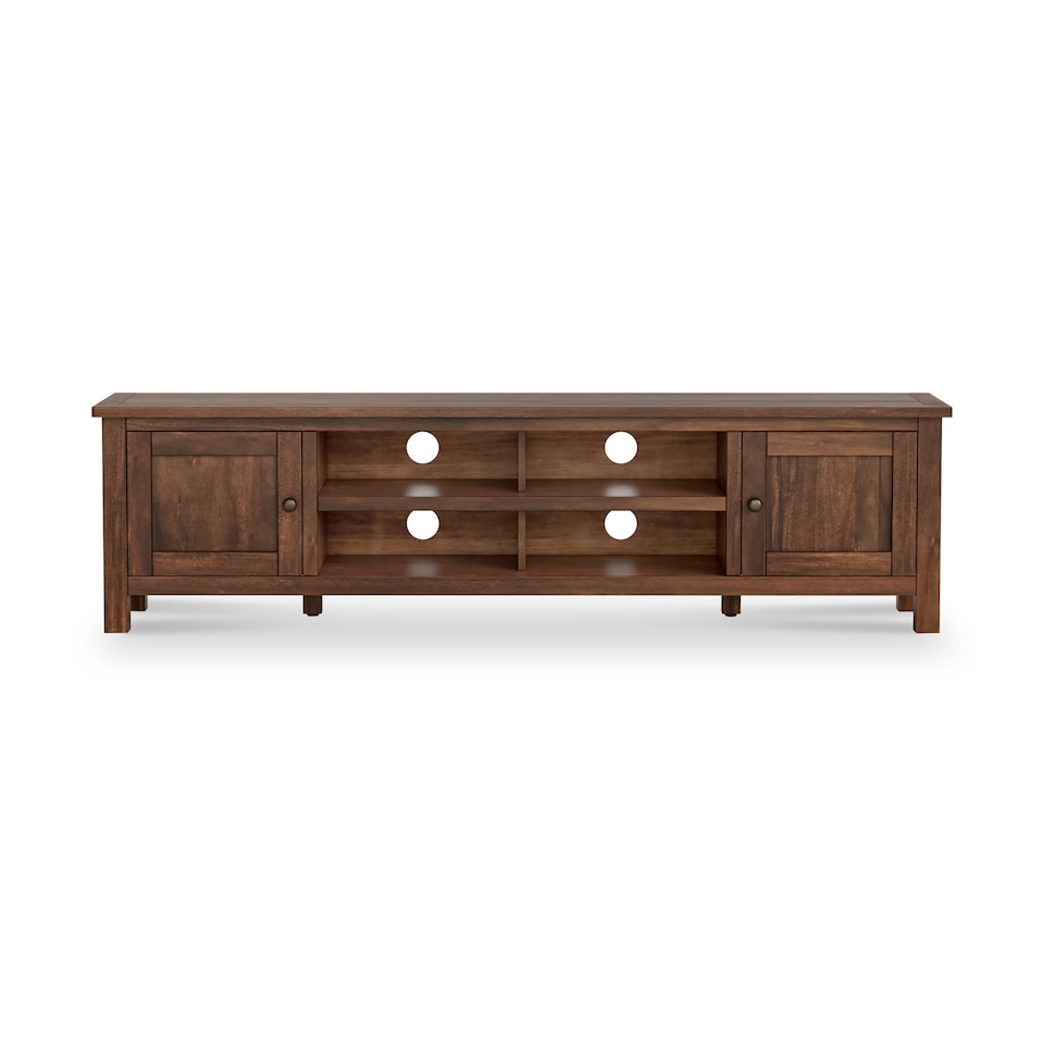 image 1 of Duchy Acacia 180cm Extra Wide TV Unit - Fully Assembled By Roseland Furniture