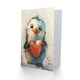 image 2 of Cute Love Heart Sweet Arty Occasion Baby Birthday Card