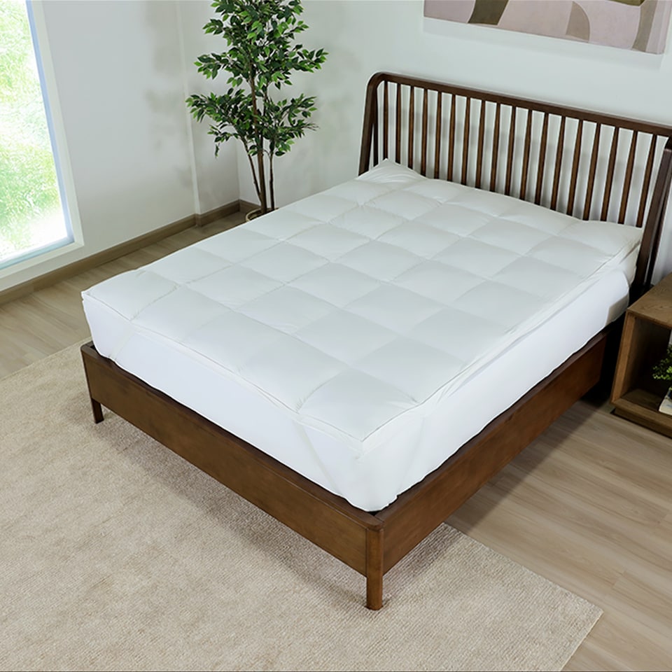 image 1 of Martex Naturals Duck Feather Mattress Topper - Superking