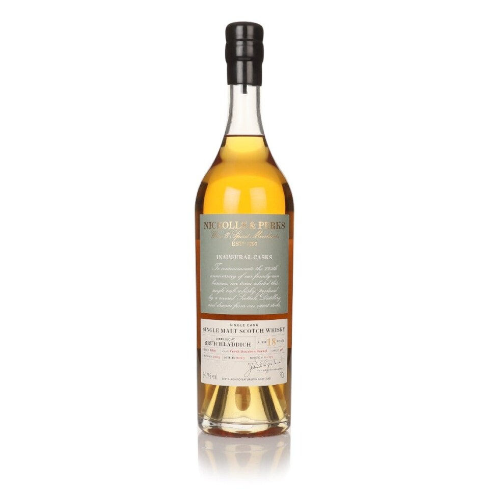 image 1 of Bruichladdich 18 Year Old 2005 cask 518 - Inaugural Casks Nickolls  Perks | Clear