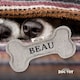 image 2 of History & Heraldry Pre-Personalised Squeaky Bone Dog Toy - Beau