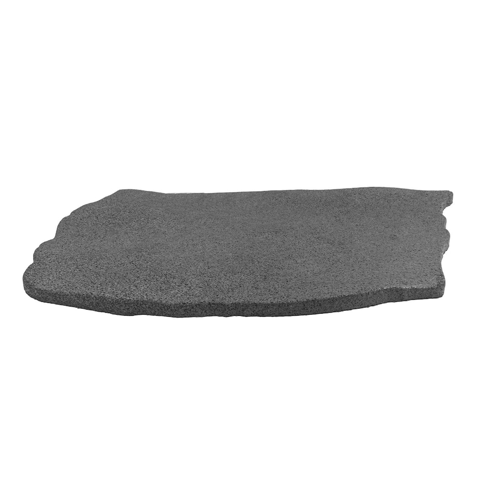image 1 of Nicoman Natural Stepping Stone Rubber Garden Decoration Grey - Pack of 1 | Grey | Grey | Pack of 1