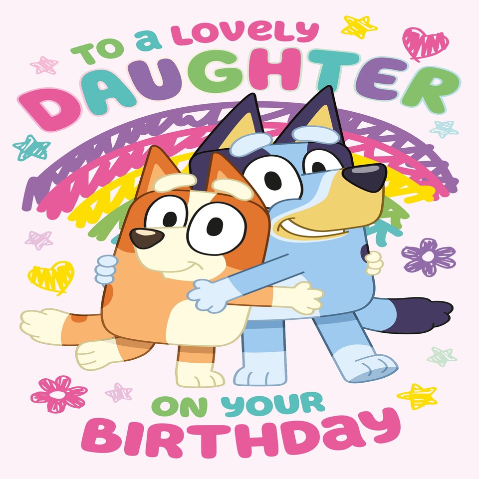 image 1 of Bluey Daughter Birthday Card