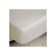 image 2 of Belledorm 200 Thread Count Egyptian Cotton Fitted Sheet - Ivory - Kingsize