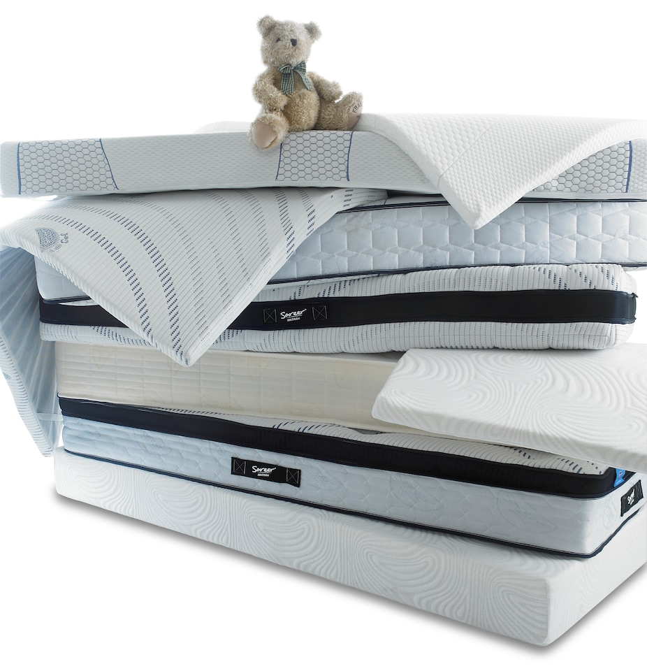 image 1 of Sareer Pocket Sprung Memory Foam Mattress 5FT | White | King