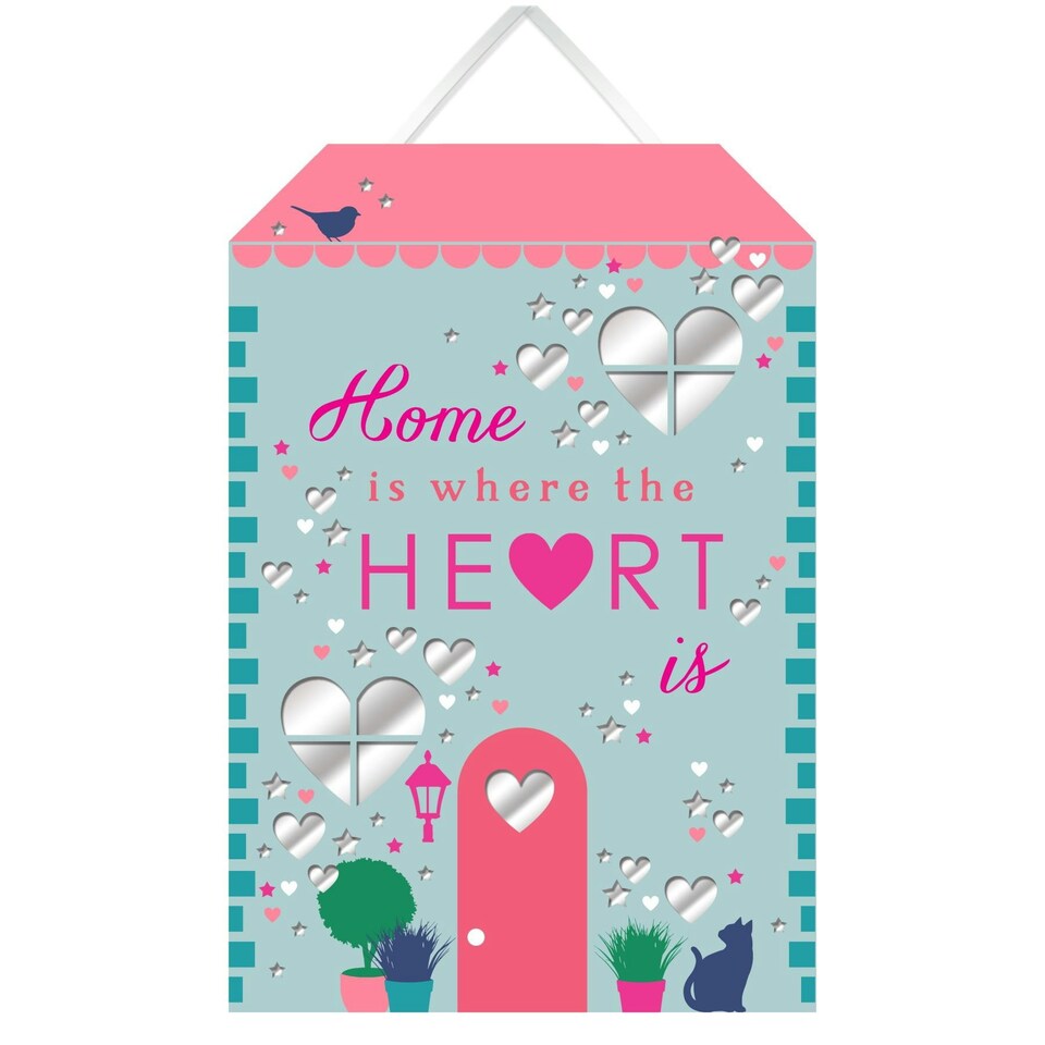 More Than Words Hanging Large Plaque - Home Is Where