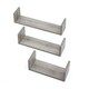 image 1 of Tutti Bambini Set of Three U-Shaped Wall Shelves - Grey Ash