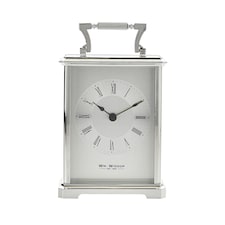 Wm.Widdop Carriage Clock - Silver Silver