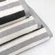 image 2 of Cali Striped Bath Towel 70 x 140cm 100% Cotton - Grey