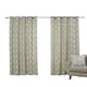 image 4 of Esher Eyelet Curtains - Grey - 168cm x 229cm