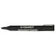 image 1 of Pack of 10 Black Permanent Marker Pen Chisel Tip by Q Connect