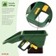 image 3 of Oypla Green Handheld Garden Lawn Grass Feed Seed Fertiliser Spreader Shaker