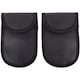 image 1 of Lorenz Twin Pack Car Key Signal Blocking Blocker Pouch Holder with Belt Clip | Black | Black