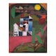 image 3 of Paul Klee Framed Wall Art Print Villa R Cubist Cityscape Painting Home Décor