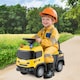 image 3 of COSTWAY Kids Ride On Push Car Licensed SCANIA Yellow