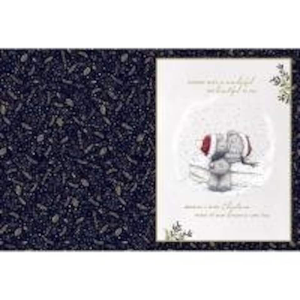 image 1 of Bears and Mistletoe Amazing Fiancée Boxed Christmas Card