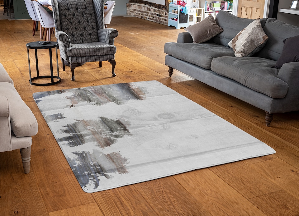 image 1 of Silver Palm Rug | Multi