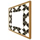 image 4 of Art dco diamond border (Picture Frame) Brown | XS