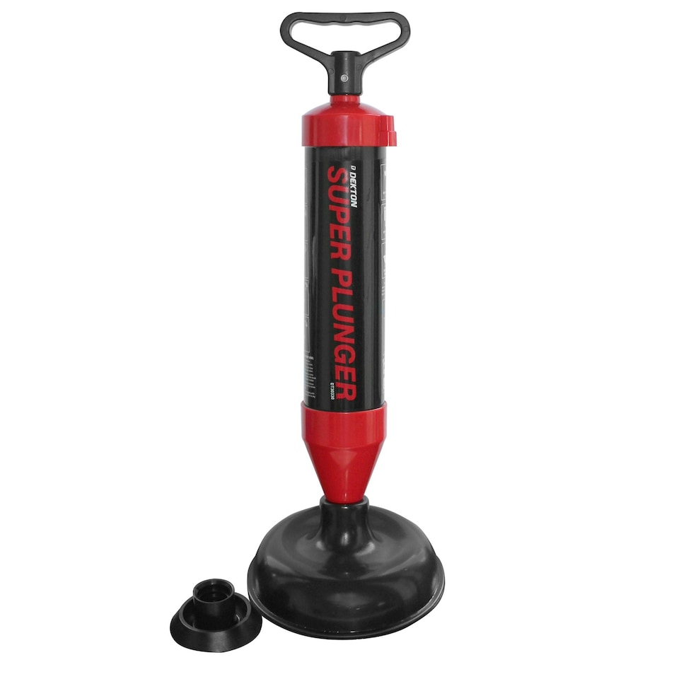 image 1 of Dekton Drain Buster Blaster Clear Unblock Unclog Clean Pipe Super Plunger